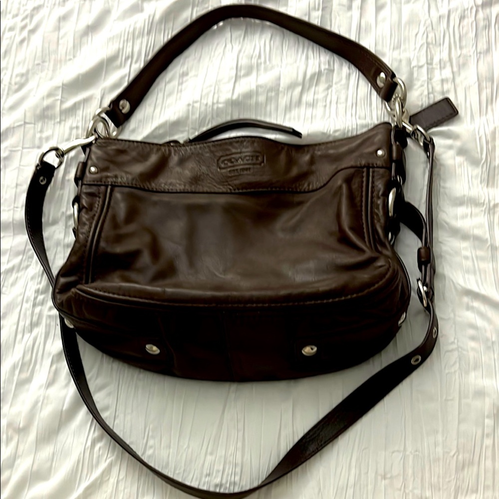 Coach Chocolate Leather Tote